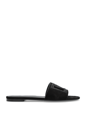 MONCLERミュール MONCLER Mon faux shearling-lined suede mules | NET-A-PORTER